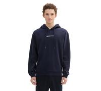 TOM TAILOR Denim Herren Hoodie Sweatshirt mit Logo-Print