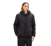 TOM TAILOR Denim Herren 1036187 Denim Quilted Steppjacke mit Kapuze (1er Pack)