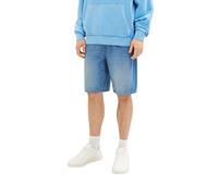 TOM TAILOR Denim Herren 1036270 Loose Fit Jeans Bermuda Shorts, 10119-Used Mid Stone Blue Denim, XL