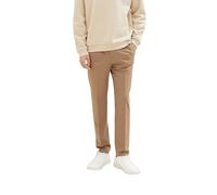 TOM TAILOR Denim Herren 1037539 Relaxed Tapered Fit Hose in Ankle-Länge, 33753-desert Fawn Melange, 34/30