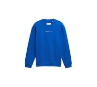 TOM TAILOR Denim Herren 1038751 Crewneck Sweatshirt mit Logo-Print, 21718-Lapis Azul Blue, M