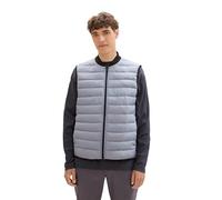 TOM TAILOR Denim Herren 1042139 Lightweight Steppweste, 10716-Strut Grey, L