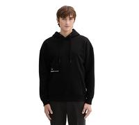 TOM TAILOR DENIM - Relaxed Hoodie mit Rückenprint Black XL