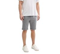 TOM TAILOR Denim Herren 1044829 Bermuda Shorts, 24774-Grey Melange Pique, XL