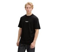 TOM TAILOR Denim Herren 1045021 T-Shirt, 29999 - Black, XXL EU