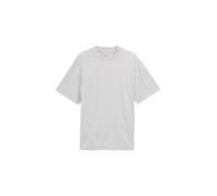 TOM TAILOR DENIM - Relaxed Fit Jacquard T-Shirt chalk grey leaves jacquard XXL