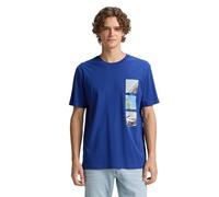 TOM TAILOR Denim Herren 1046111 T-Shirt, 10833-Sodalite Blue, L