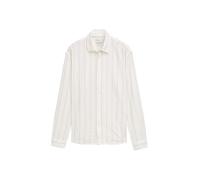 TOM TAILOR Denim Herren 1046178 Hemd, 37855-Off White Structured Stripe, XS