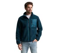 TOM TAILOR Denim Herren 1046918 Teddyjacke mit Stehkragen, 21179-Deep Pond Green, L
