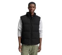 Denim Tom Tailor - Puffer-Weste mit Stehkragen black - Gr. - S