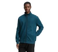 Tom Tailor Denim - Sweatjacke mit Logo-Badge deep pond green - Gr. - L