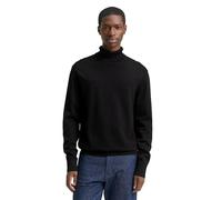 TOM TAILOR Denim Herren 1047970 Rollkragenpullover aus Baumwolle, 29999-Black, M