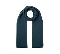 Denim Tom Tailor - Basic Schal mit Logo-Stickerei deep pond green - Gr. - OS