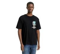 TOM TAILOR Denim Herren 1048999 T-Shirt mit Fotoprint