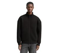 Denim Tom Tailor - Relaxed Scuba Sweatjacke black - Gr. - S