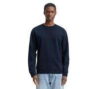 Tom Tailor Denim Regular Fit Sweatshirt aus Baumwoll-Mix in Dunkelblau, Größe XL