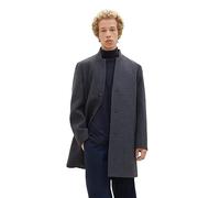 TOM TAILOR Denim Herren 1038861 3-Knopf Wollmantel mit Stehkragen, 32680-blueish Salt and Pepper, XXL