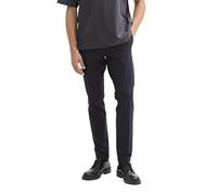 TOM TAILOR Denim Herren Basic Jogginghose mit Print,25925 - anthra twill, XXL