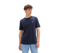 Tom Tailor Denim Herren Basic T-Shirt aus Baumwolle