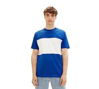 TOM TAILOR Denim Herren Basic T-Shirt mit Cutline-Style