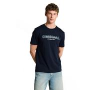 Tom Tailor Denim Herren Basic T-Shirt mit Logo-Print