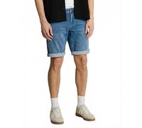 Denim Tom Tailor - TTPIERS SLIM Jeans Shorts mit Superstretch mid stone bright blue denim - Gr. - S