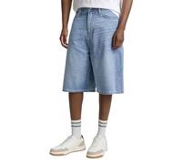 Tom Tailor Denim Relaxed Fit Jeansshorts aus reiner Baumwolle Modell 'BAGGY' in Jeansblau, Größe M