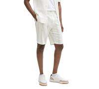 TOM TAILOR DENIM - Relaxed Fit Shorts aus Baumwolle off white big structure stripe XL