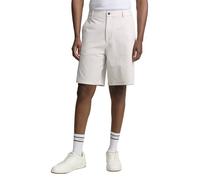 Tom Tailor Denim Loose Fit Shorts in Crêpe-Optik in Hellgrau, Größe M