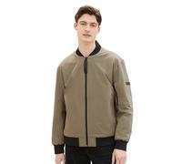 TOM TAILOR Denim Herren Bomberjacke im College-Style, 10415 - Dusty Olive Green, XXL