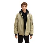 TOM TAILOR Denim Herren Bomberjacke mit Kapuze 1032427, 10415 - Dusty Olive Green, XL