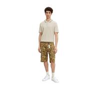 TOM TAILOR Denim Herren Cargo Bermuda Shorts 1029930, 29206 - Tonal Olive Floral Camou Print, S