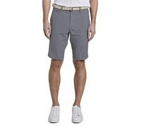 TOM TAILOR Denim Herren Chino Shorts mit Gürtel 1016953, 21993 - Medium Grey Yarn Dye Stripe, L