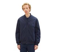 TOM TAILOR Denim Herren 1037382 College Bomberjacke mit wasserabweisender Funktion, 10668-sky Captain Blue, L