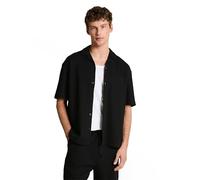 relaxed structured shirt L