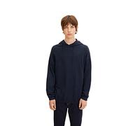 TOM TAILOR Denim Herren Hoodie aus Strick 1032314, 10668 - Sky Captain Blue, XS