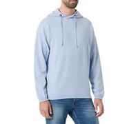TOM TAILOR Denim Herren Hoodie aus Strick 1032314, 11486 - Brunnera Blue, XS