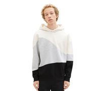 Tom Tailor Denim Herren Hoodie Kapuzenpullover RELAXED COLORBLOCK - Relaxed Fit
