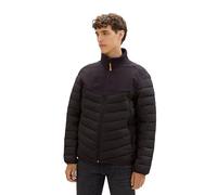 TOM TAILOR Denim Herren Hybrid Steppjacke mit Stehkragen,29999 - Black, S