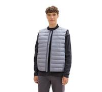 TOM TAILOR Denim Herren Lightweight Steppweste,10716 - Strut Grey, M