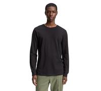 Denim Tom Tailor - Langarmshirt aus Baumwolle night watch black - Gr. - L