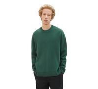 TOM TAILOR Denim Herren Loose Fit Crew-Neck Strick-Pullover