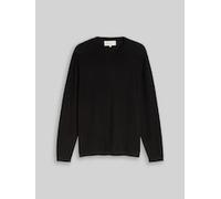 Denim Tom Tailor - Loose Fit Strickpullover aus Baumwolle Black - Gr. - M