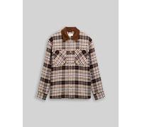 Denim Tom Tailor - Overshirt mit Karomuster brown red black check - Gr. - L