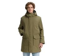 Tom Tailor Denim Regular Fit Parka mit wasserabweisender Funktion in Oliv, Größe S