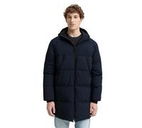 Steppjacke TOM TAILOR DENIM, Herren, Gr. L, blau (sky captain blau), Web, Obermaterial: 100% Polyester. Futter: 100% Polyester, Strukturmuster, unifarben, regular fit Po-bedeckend, elastischer Bund, J