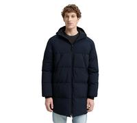 Steppjacke TOM TAILOR DENIM, Herren, Gr. S, blau (sky captain blau), Web, Obermaterial: 100% Polyester. Futter: 100% Polyester, Strukturmuster, unifarben, regular fit Po-bedeckend, elastischer Bund, J