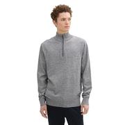 TOM TAILOR DENIM - Basic Strick Troyer navy white mouline S