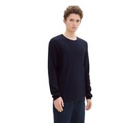 Tom Tailor Denim Herren Strickpullover 10668 aus Baumwolle Sky Captain Blue S