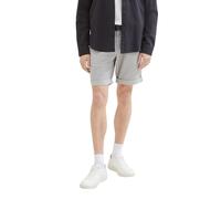 TOM TAILOR DENIM - Chinoshorts mit Gürtel grey white mini houndstooth S